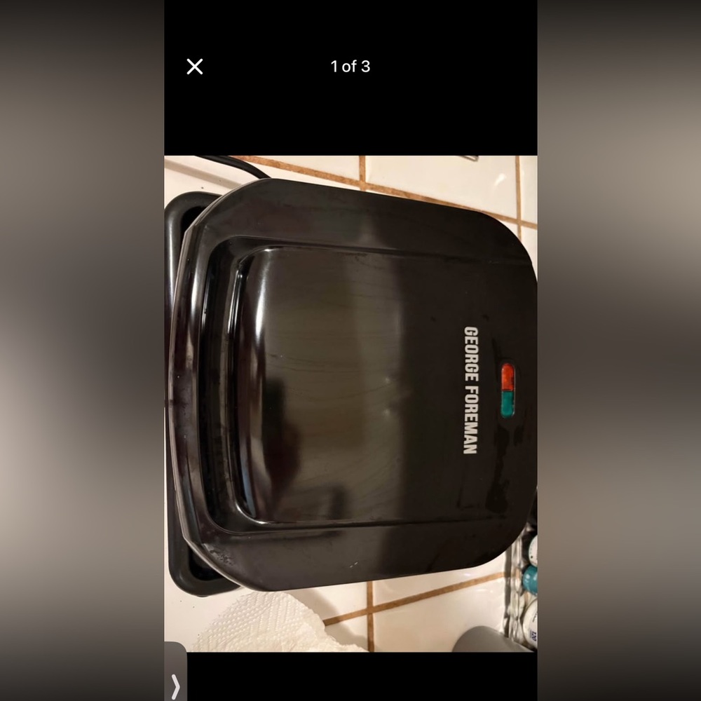 George Foreman Black Grill